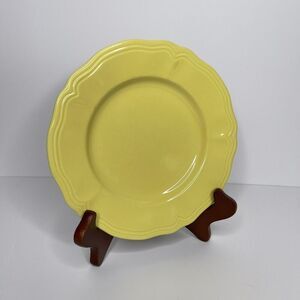 Federalist Ironstone Bread Plate 7.5" Buttercup Yellow Salad MCM Vintage
